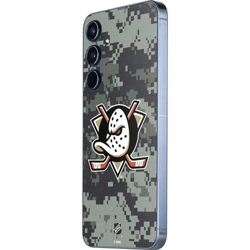 NHL Anaheim Ducks Camo Galaxy A55 5G Skin
